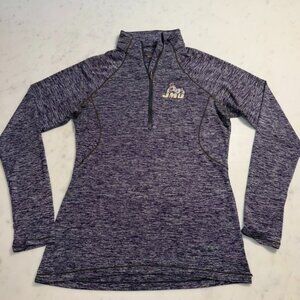 JMU James Madison University Quarter Zip Pullover Purple Women’s Medium